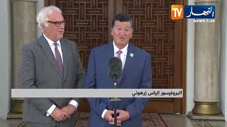 رئيس الجمهورية يستقبل البروفيسور إلياس زرهوني