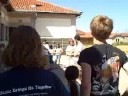 Lori singing classes in Kosovo July 2008