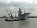 Royal Navy Flagship visits London for Falklands commemoratio