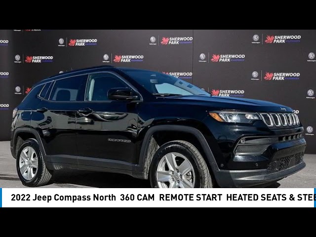 2022 Jeep Compass North | 360 CAM | REMOTE START | HEATED SEATS in Cars & Trucks in Strathcona County
