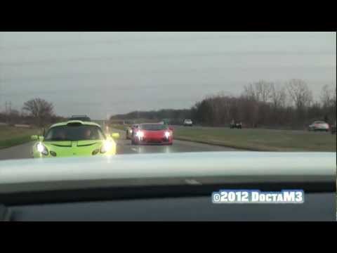 Supercars Winter Cruise: Aventadors, Exige S, Countach, 964 Viper Run_A h�ten felt�lt�tt legjobb sportkocsi vide�k