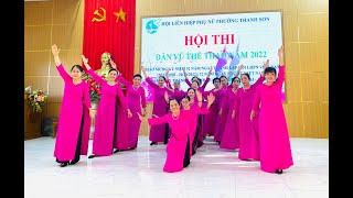 Hội LHPN phường Thanh Sơn: Hội thi dân vũ thể thao năm 2022