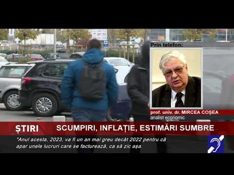 Scumpiri, inflație, estimări sumbre