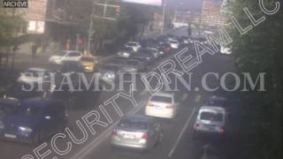 Բացառիկ տեսանյութ՝ երեկ Երևանում 6 ավտոմեքենաների բախումից