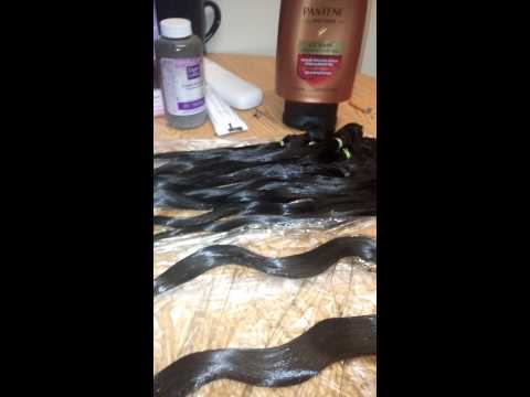 how to dye unprocessed hair