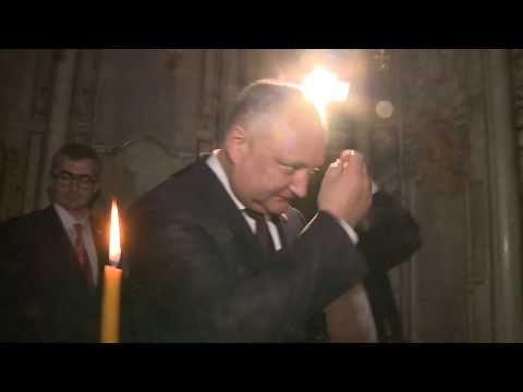 Глава государства провел встречу с Блаженнейшим Феофилом, Патриархом Святого града Иерусалима и всея Палестины