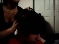 Styling hair part 1