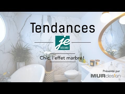 Tendances – Chic, l’effet marbre!