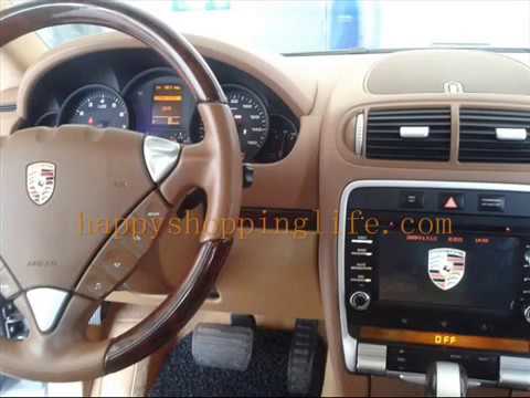 How to install Porsche Cayenne DVD Player GPS Navigation TV bluetooth