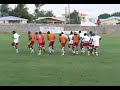 TDC Newtown United fc warming up TDC Newtown United fc warming up