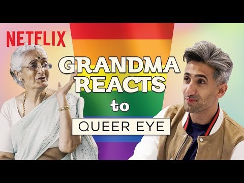 Indian Grandma reacts to Queer Eye | Netflix