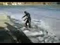 WINDSURFER IN WINTER