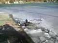 WINDSURFER IN WINTER