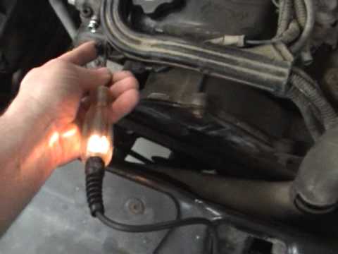 how to use a test light