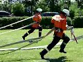 1 Lauf Männer Pretzsch mit Schlauchplatzer beim Abschnittsausscheid in Priesitz