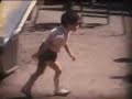Super-8 movie by my father filming me kicking ass in 1966; kind of early candid camera reworked by filmer j