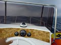 navegando con mal tiempo en costa brava