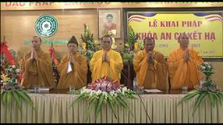 Tỉnh hội Phật giáo Quảng Ninh: Khai pháp khóa an cư kiết hạ PL.2561 - DL.2017
