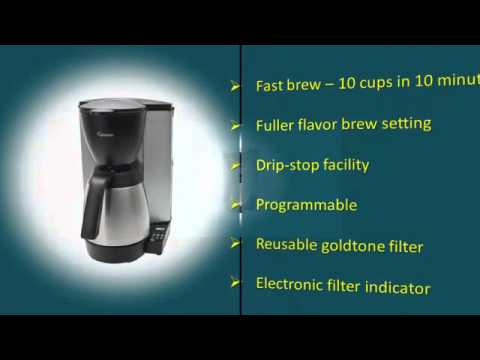 Capresso MT600 Plus coffee maker Review