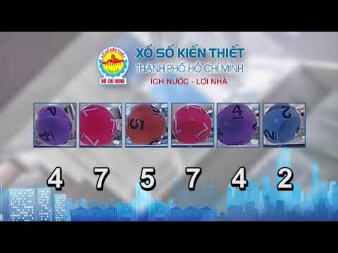 Xổ số kiến thiết TP.HCM || HTV1 || 12/7/2025