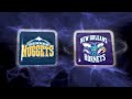 Nuggets vs Hornets (NBA Highlights) 12/18/2009