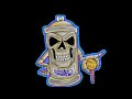 skull spraycan characters by wizard