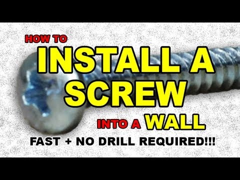 how to fasten into brick