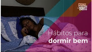 Hábitos para dormir bem