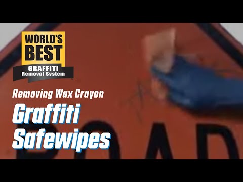 Old Wax Crayon off Road Sign