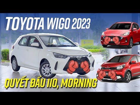 Toyota Wigo 2023 so găng Morning và I10: Hàn hay Nhật mới là chân ái hạng A???