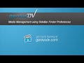 Media Management in OS X using Sidebar in Finder window