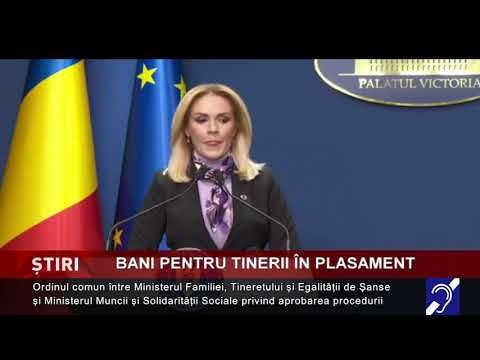 Bani pentru tinerii în plasament