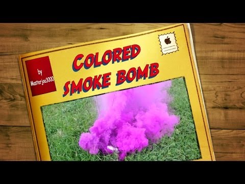 how to dye smoke bombs