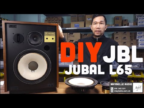 Độ loa JBL JUBAL L65 sử dụng các củ loa JBL L123A, Supravox 135 LB, JBL 2405.