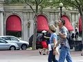 Boston-Copley Square in summer