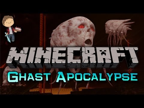 Minecraft: Ghast Apocalypse Mini-Game w/Mitch & Friends Part 1 of 2 - Battle Prep!