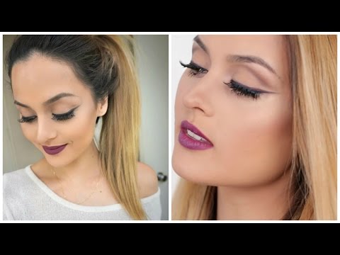 lips - Hello my bebes!! I Wanted to put a spin on the usual black winged liner and added some color to it and i though this look would be great for a night out! Enjoy : D Don't forget to LIKE and...