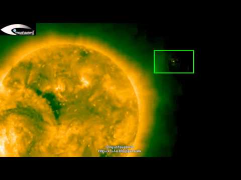 HQ Images of UFOs, NASA sent a satellite SOHO - August 13, 2012.
