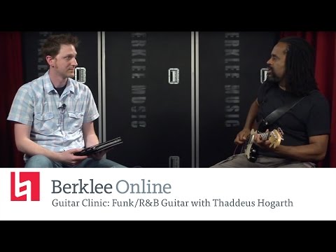 R&B - Learn more about Thaddeus Hogarth's online course, Funk/Rock and R&B Guitar Soloing, at: http://bit.ly/JAgSYc Thaddeus Hogarth is an Associate Professor at B...