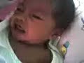 baby aying..
