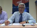 Rueda de Prensa sobre la Imputación de Pedro Rollán