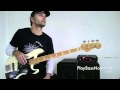 L294 bluesy jazzy bass lick in A