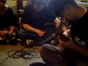 the fourth performance at apartment music show #2. solo minimalist free improvisational performance by shreeswifty and the phantom band (pat pagano), performing 