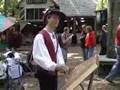 Vince Conaway playing hammered dulcimer