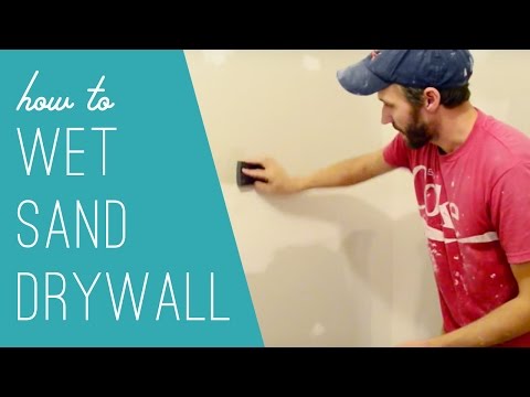 how to properly mud and sand drywall