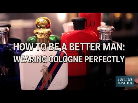 how to properly apply cologne