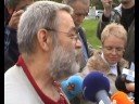 Demonstrace za osvobozen� Emila Ku?ery 1./2