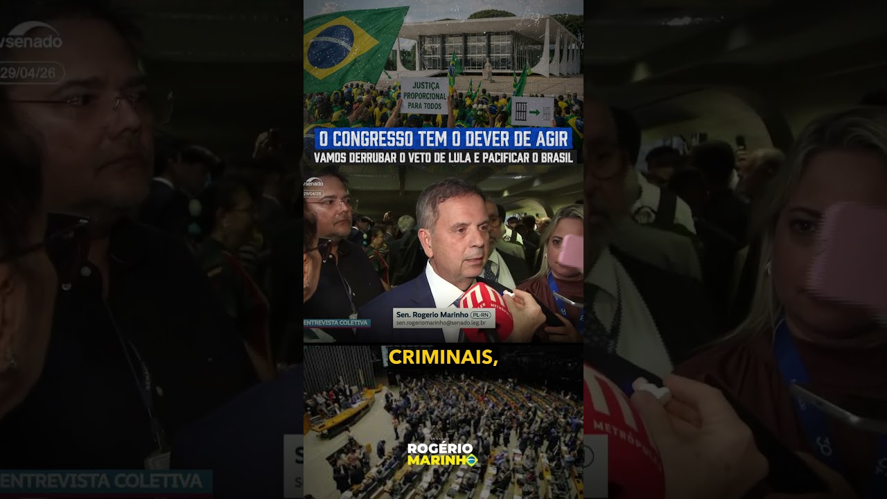 Derrubar veto de Lula é corrigir penas injustas aos presos políticos do 8/1! Vamos pacificar o país!