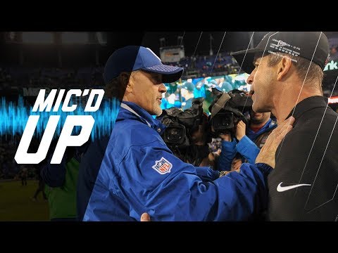 Video: John Harbaugh & Chuck Pagano Mic'd Up on Rainy Night | NFL Sound FX