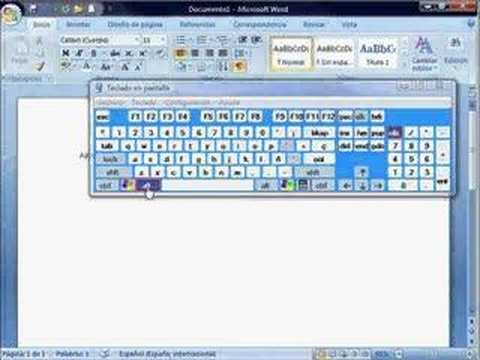word - El teclado. Curso de word 2007 online gratis. Puedes ver mas en: http://www.academiaonline.org.